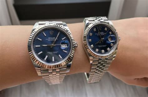 rolex womens watch sizes|rolex datejust 36 lug to.